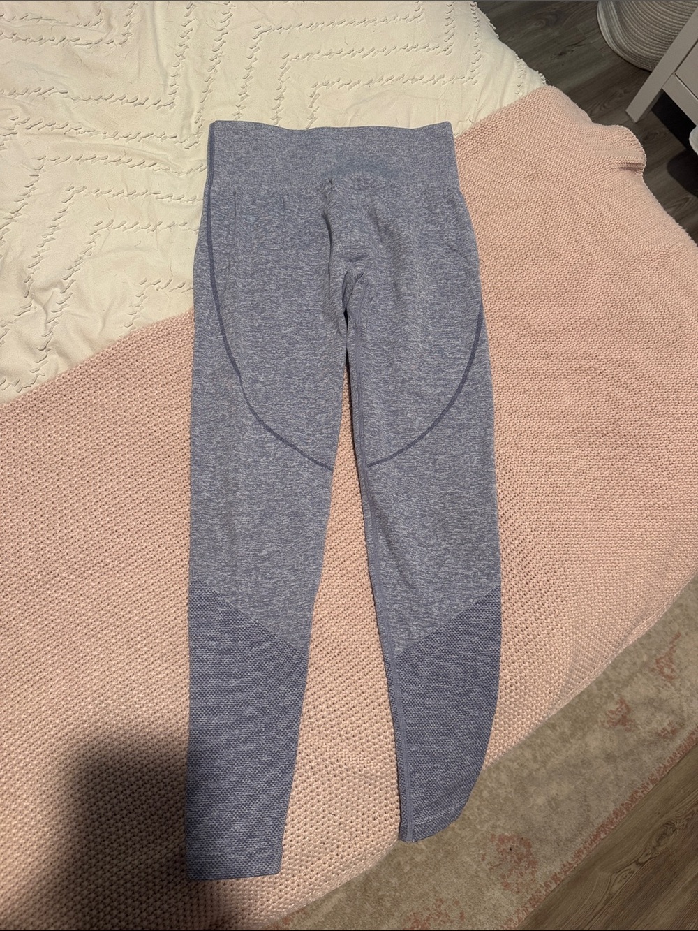 ACTA Heathered Blue High-Waist Seamless Leggings